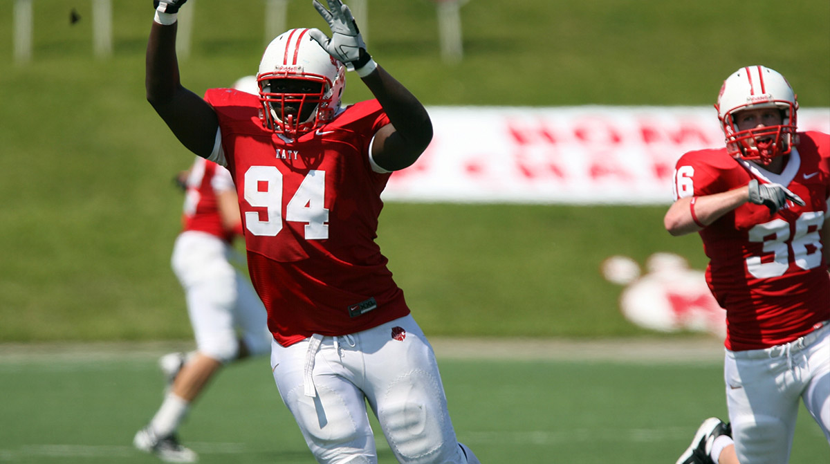 Football Player Running